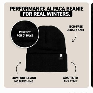 Hollow Performance Alpaca Beanie - Nwt